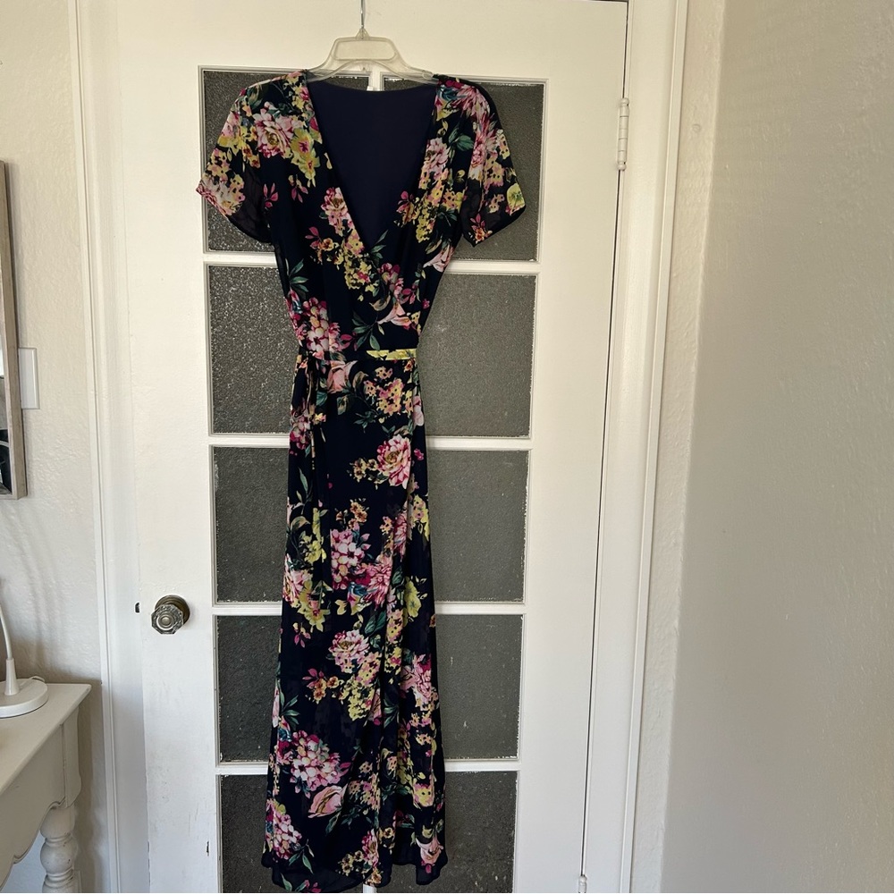 Shein Maxi Wrap Dress